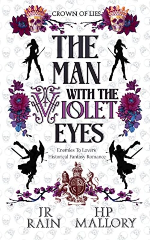 Book cover for "The Man with the Violet Eyes" by J R Rain