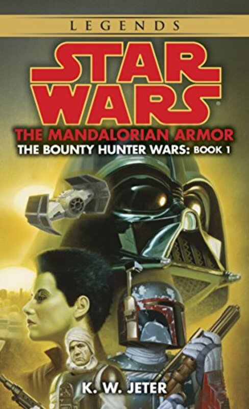 Book cover for "The Mandalorian Armor" by KW Jeter