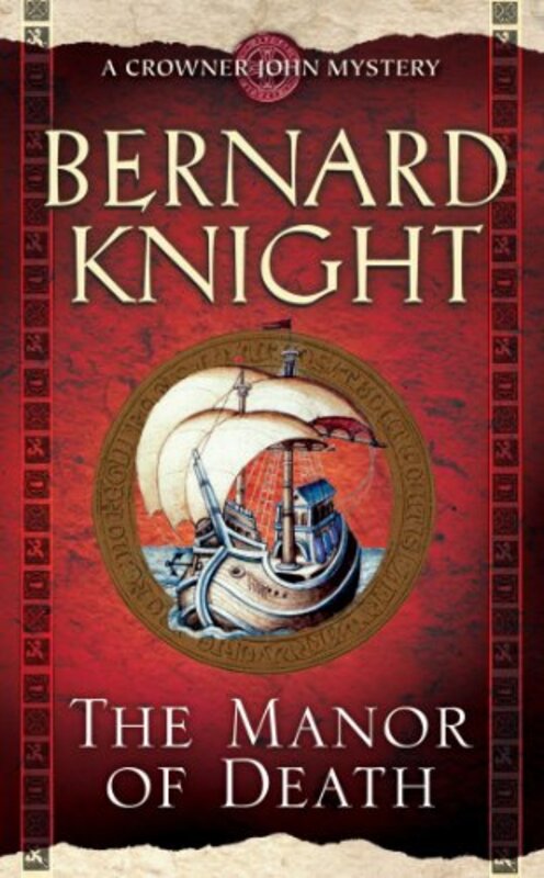 Book cover for "The Manor of Death" by Bernard Knight