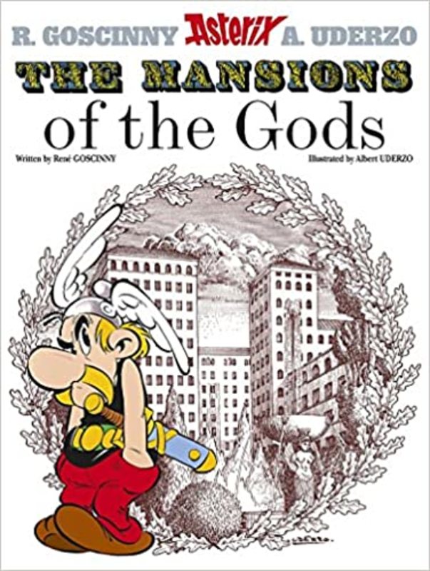 Book cover for "The Mansions of the Gods" by Goscinny