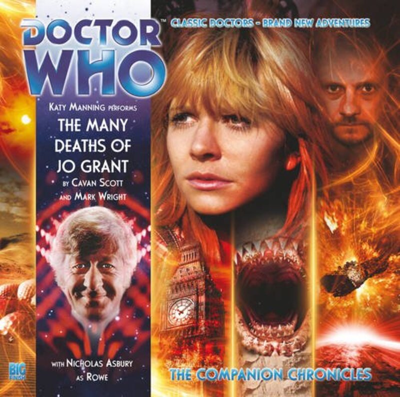 Book cover for "The Many Deaths of Jo Grant" by Cavan Scott