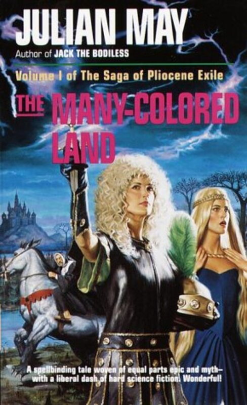 Book cover for "The Many-Colored Land" by Julian May