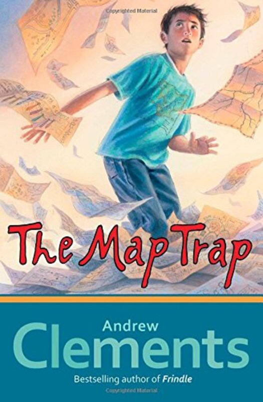 Book cover for "The Map Trap" by Andrew Clements