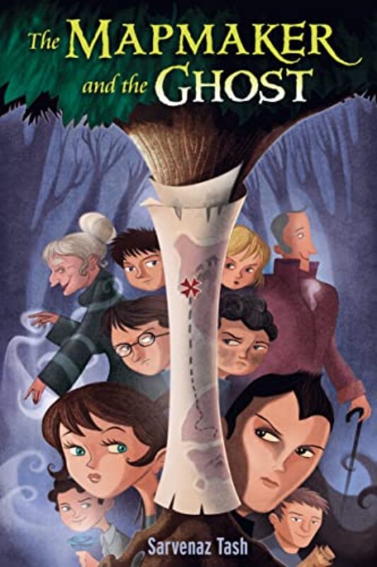 Book cover for "The Mapmaker and the Ghost" by Sarvenaz Tash