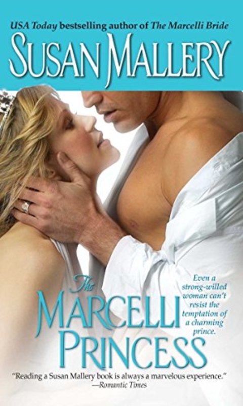 Book cover for "The Marcelli Princess" by Susan Mallery