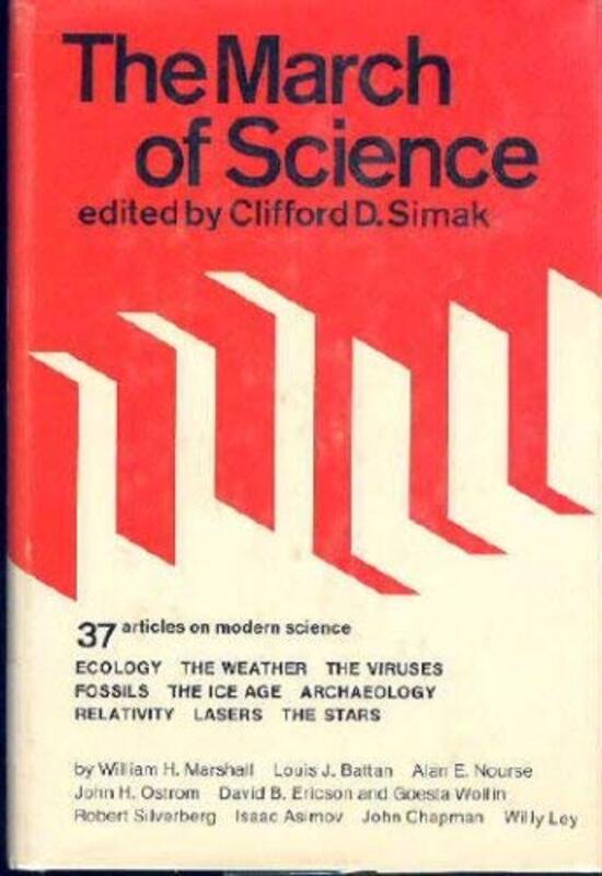 Book cover for "The March of Science" by Clifford D Simak