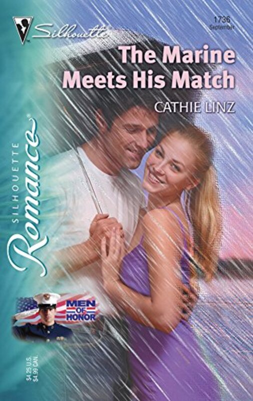 Book cover for "The Marine Meets His Match" by Cat Devon