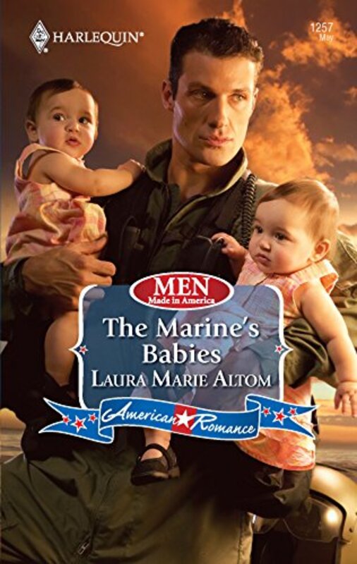 Book cover for "The Marine's Babies" by Laura Marie Altom