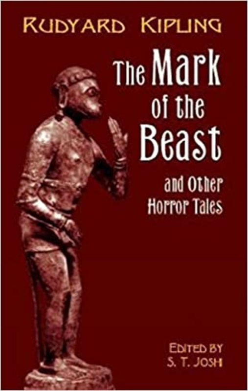 Book cover for "The Mark of the Beast" by Rudyard Kipling