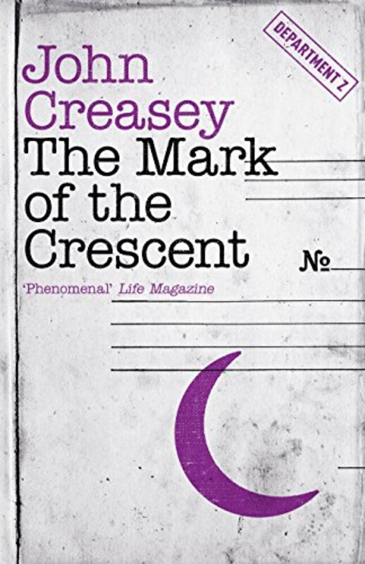 Book cover for "The Mark of the Crescent" by John Creasey