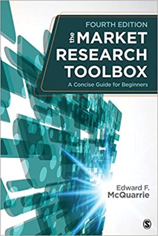 Book cover for "The Market Research Toolbox" by Edward F. McQuarrie