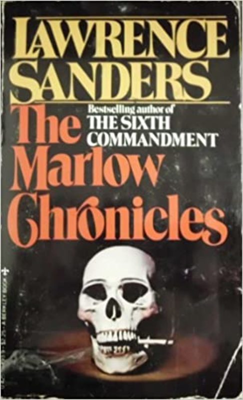 Book cover for "The Marlow Chronicles" by Lawrence Sanders