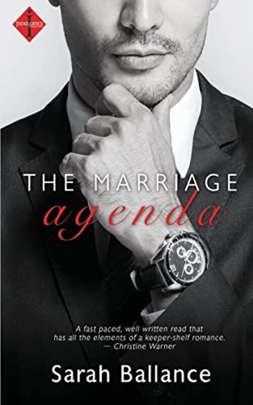Book cover for "The Marriage Agenda" by Sarah Ballance