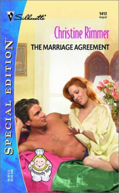 Book cover for "The Marriage Agreement" by Christine Rimmer