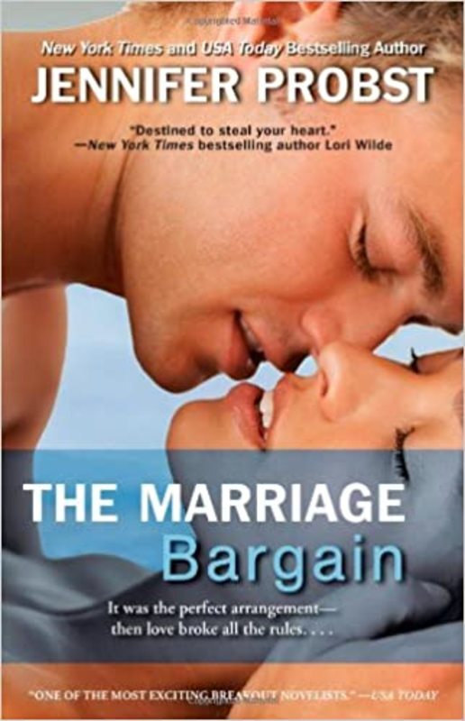 Book cover for "The Marriage Bargain" by Jennifer Probst