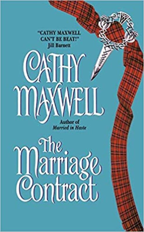 Book cover for "The Marriage Contract" by Cathy Maxwell