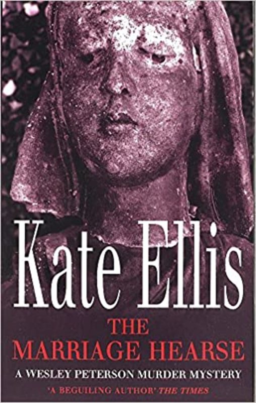 Book cover for "The Marriage Hearse" by Kate Ellis