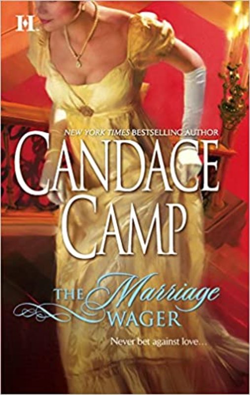Book cover for "The Marriage Wager" by Candace Camp