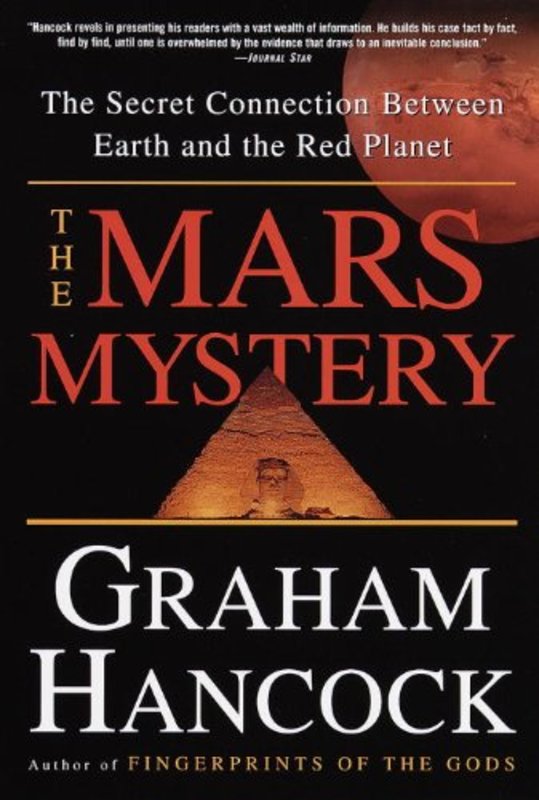 Book cover for "The Mars Mystery" by Graham Hancock