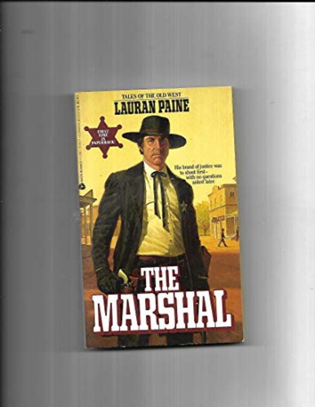 Book cover for "The Marshal" by Lauran Paine