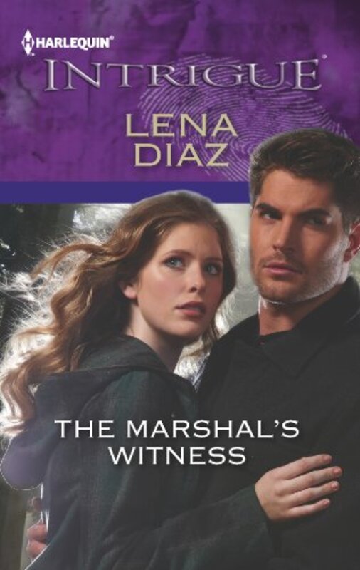 Book cover for "The Marshal's Witness" by Lena Diaz