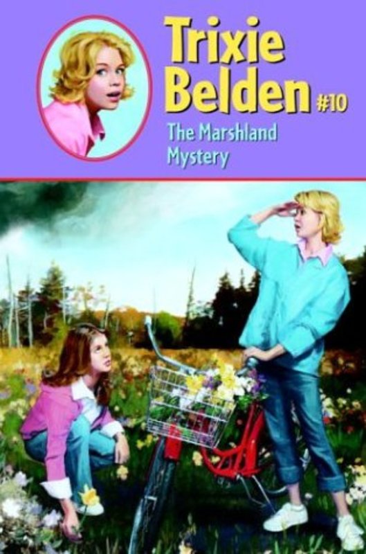 Book cover for "The Marshland Mystery" by Kathryn Kenny