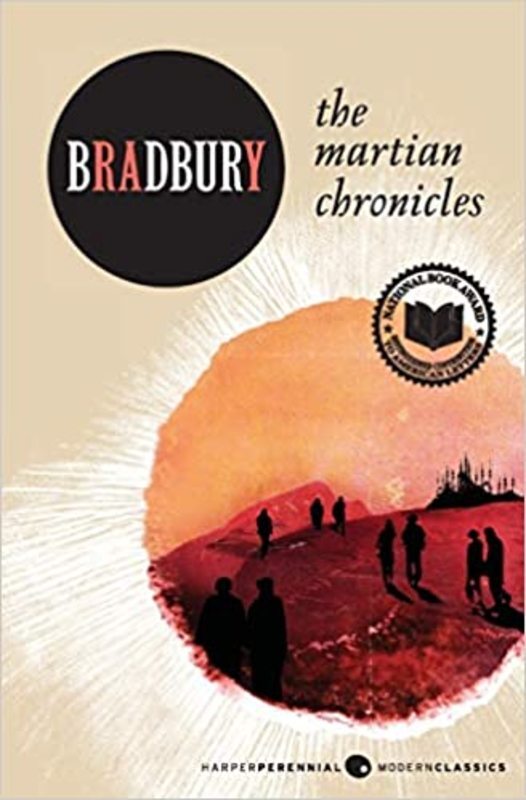 Book cover for "The Martian Chronicles" by Ray Bradbury