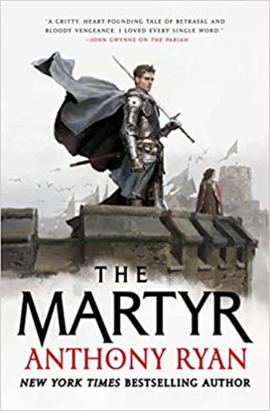 Book cover for "The Martyr" by Anthony Ryan