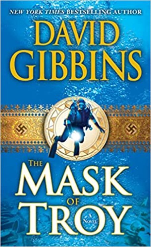 Book cover for "The Mask Of Troy" by David Gibbins