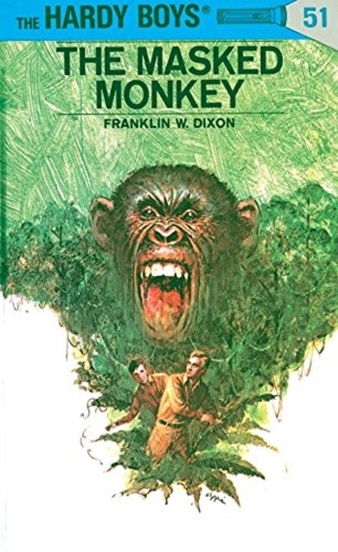 Book cover for "The Masked Monkey" by Franklin W Dixon