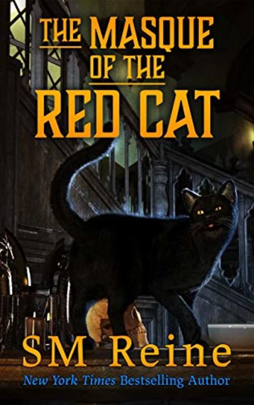 Book cover for "The Masque of the Red Cat" by SM Reine
