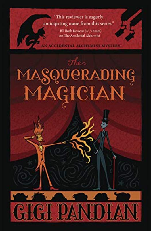 Book cover for "The Masquerading Magician" by Gigi Pandian