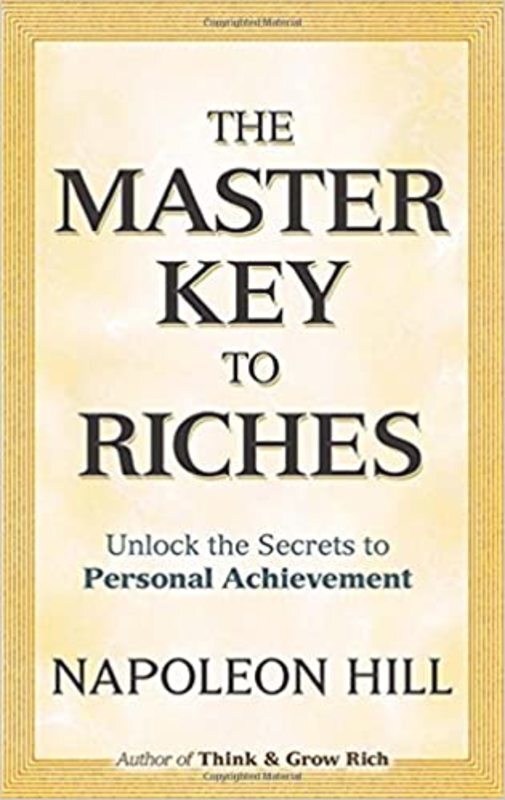Book cover for "The Master Key to Riches" by Napoleon Hill
