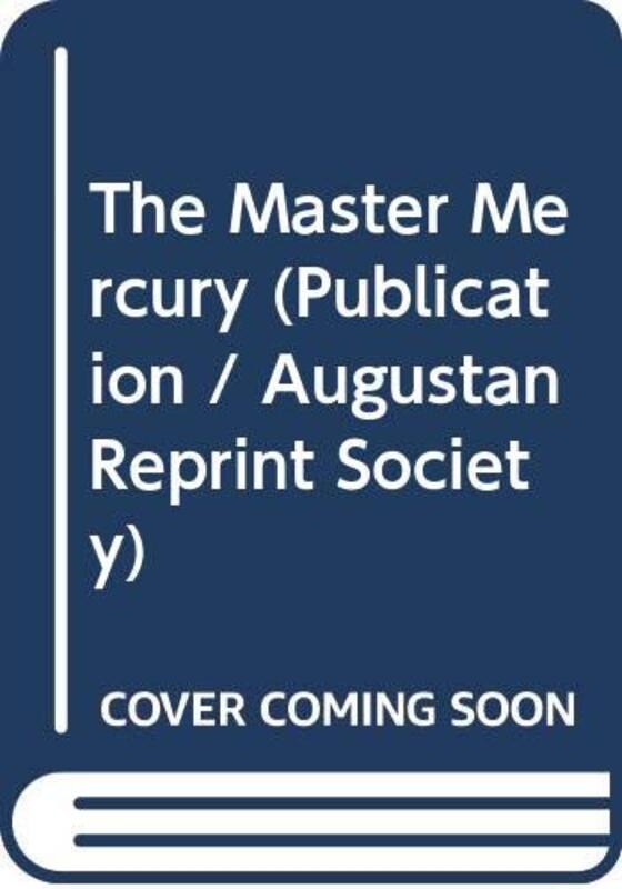 Book cover for "The Master Mercury" by Daniel Defoe