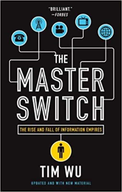 Book cover for "The Master Switch" by Tim Wu