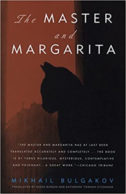 Book cover for "The Master and Margarita" by Mikhail Bulgakov