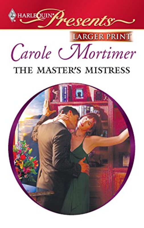 Book cover for "The Master's Mistress" by Carole Mortimer