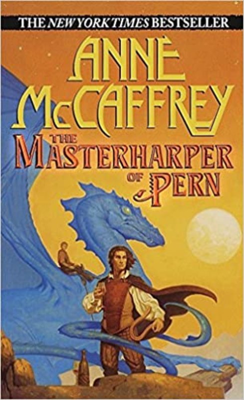 Book cover for "The Masterharper of Pern" by Anne McCaffrey