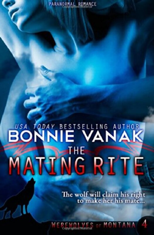 Book cover for "The Mating Rite" by Bonnie Vanak