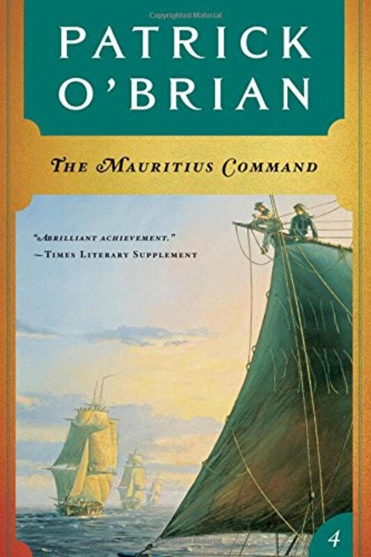 Book cover for "The Mauritius Command" by Patrick OBrian