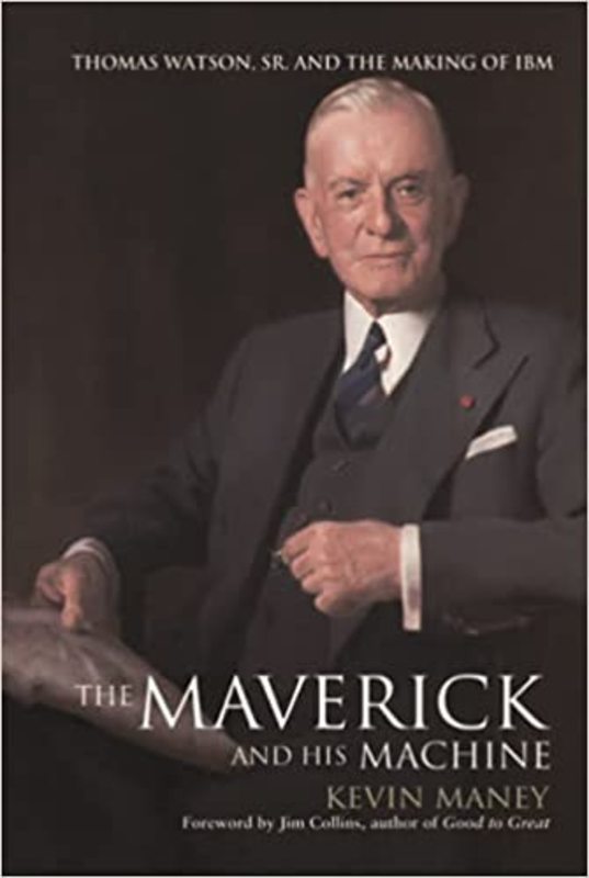 Book cover for "The Maverick and His Machine" by Kevin Maney