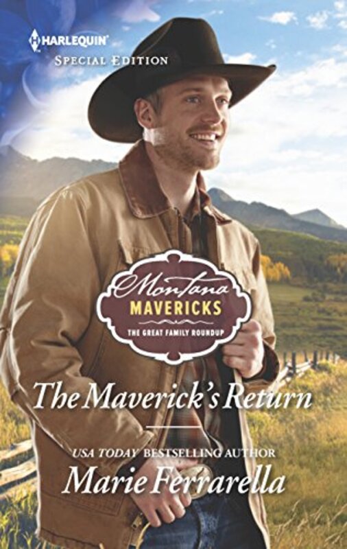 Book cover for "The Maverick's Return" by Marie Ferrarella