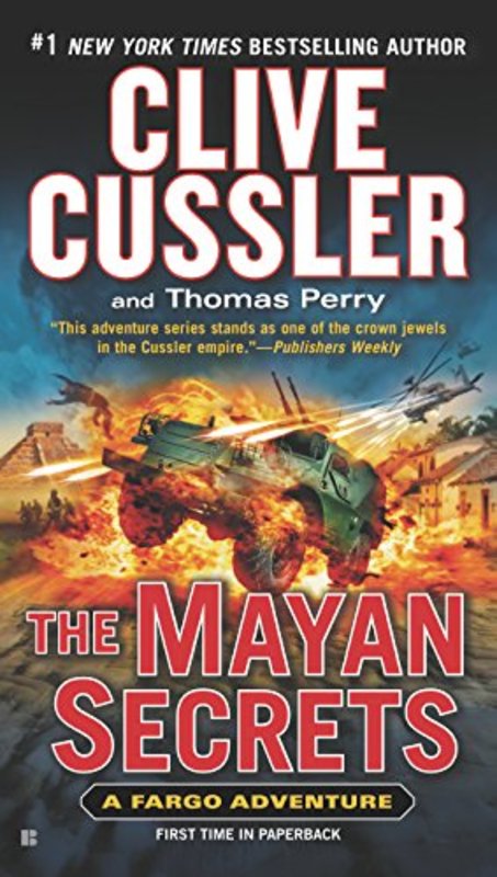 Book cover for "The Mayan Secrets" by Clive Cussler