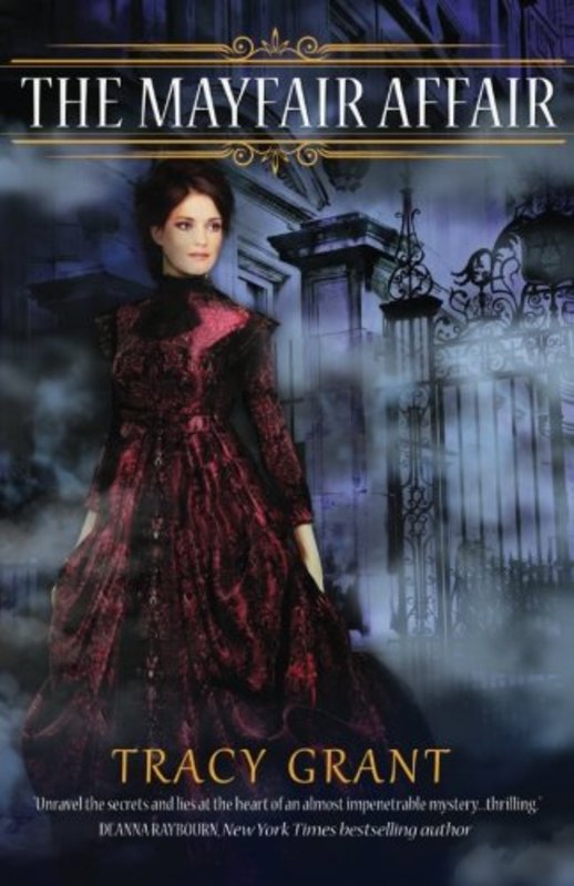 Book cover for "The Mayfair Affair" by Tracy Grant