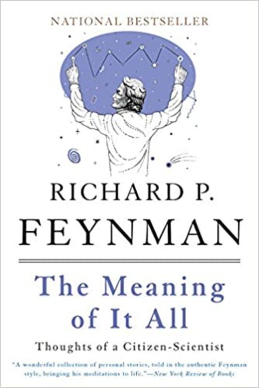 Book cover for "The Meaning of It All" by Richard P. Feynman