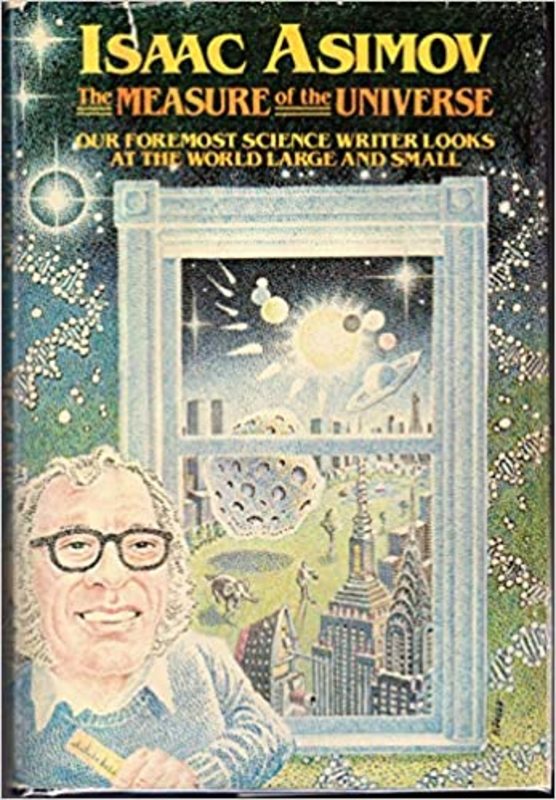 Book cover for "The Measure of the Universe" by Isaac Asimov