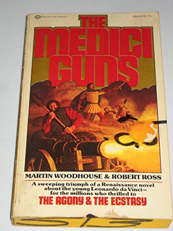 Book cover for "The Medici Guns" by Martin Woodhouse