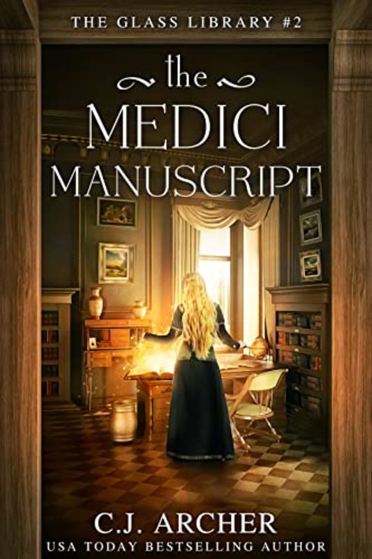 Book cover for "The Medici Manuscript" by CJ Archer
