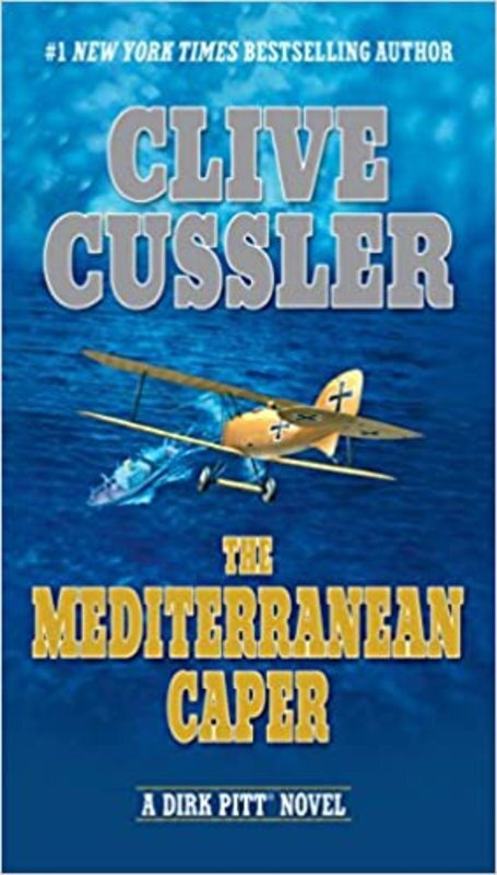 Book cover for "The Mediterranean Caper" by Clive Cussler