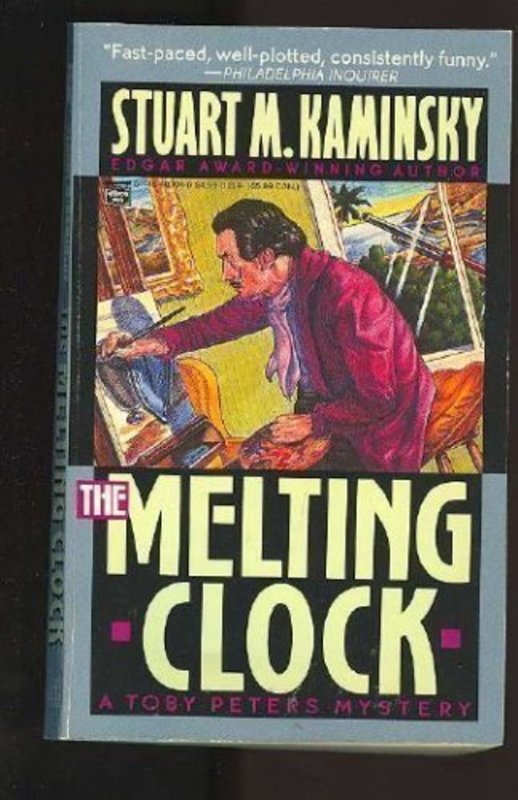 Book cover for "The Melting Clock" by Stuart M Kaminsky
